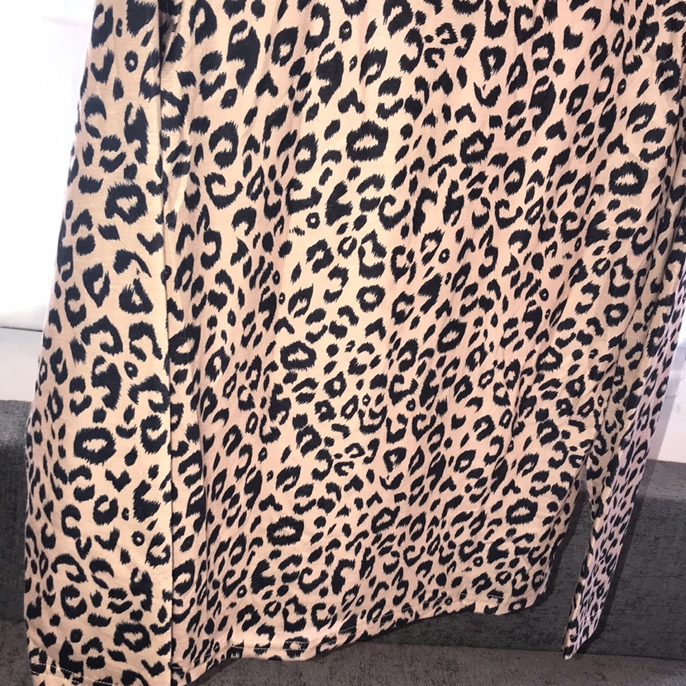 NWT Womens Boutique Leopard Print Top Small - Picture 5 of 6